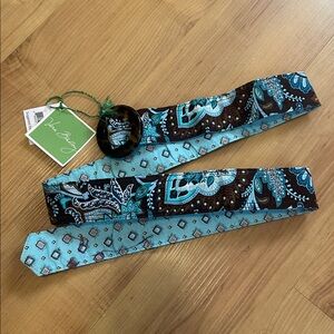 NWT Vera Bradley Teal and Brown belt